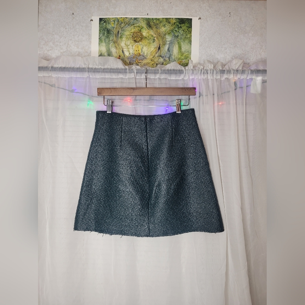 Pinko Skirt Womens size 6 Green Mini - Picture 3 of 10